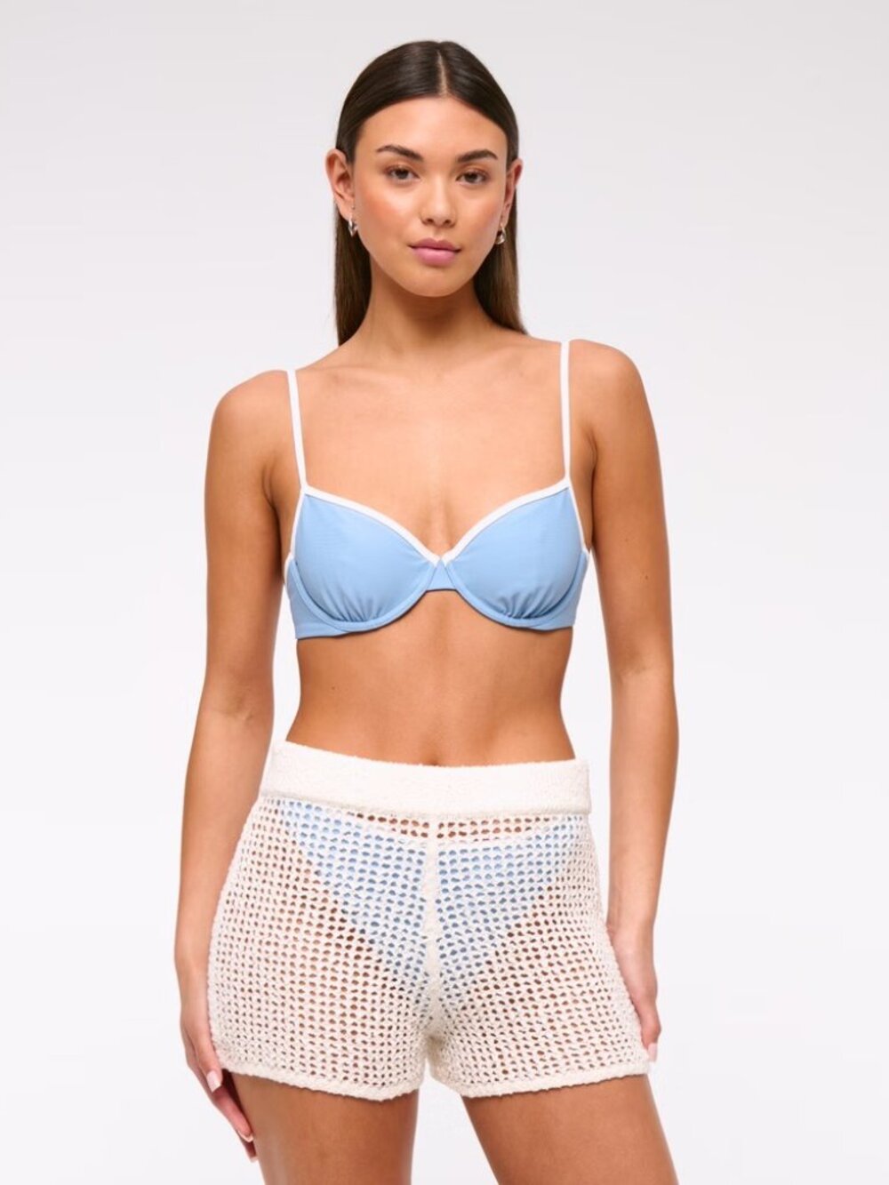 Abercrombie & Fitch Crochet-Style Coverup Short